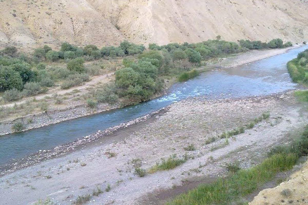 رودخانه قره سو بندرترکمن در غرب گلستان پرآب شد